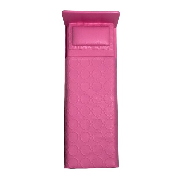 Barbie Dreamhouse Pink Bed #FHY73 #GNH53 Replacement Dollhouse 2018 2020 - Picture 1 of 11